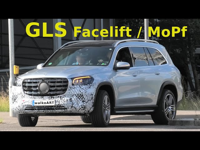 2024 Mercedes-Benz GLS-Class spy shots and video: Small update for big SUV