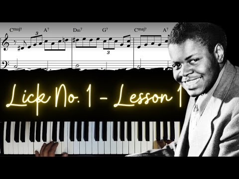 Lick No. 1 – Left Hand Variations │Blues Piano Lesson #11