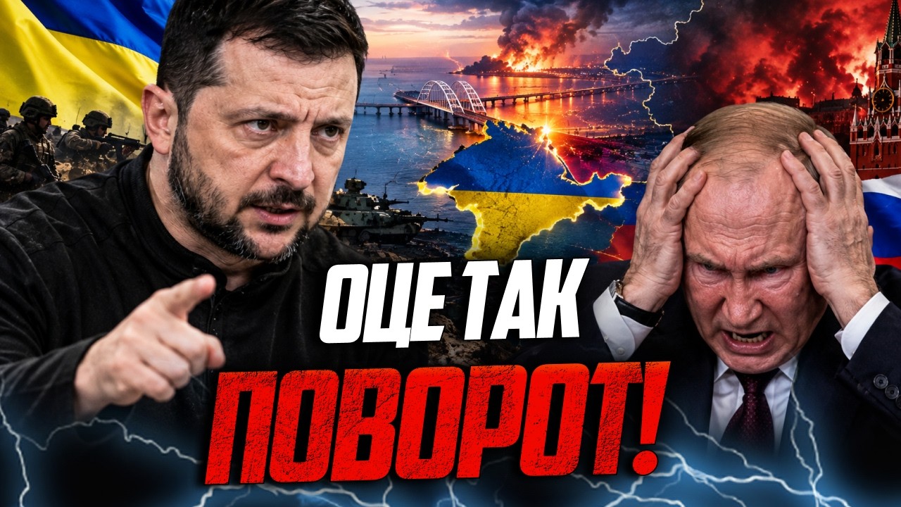 💥 Шок! Зеленський зробив ЖОРСТКУ заяву по Криму. У путіна почалася дика істе