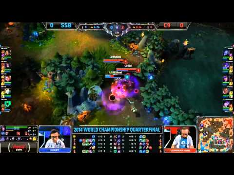 C9 Hai Traps Heart - SSB vs C9 Game 1 (S4 Worlds)