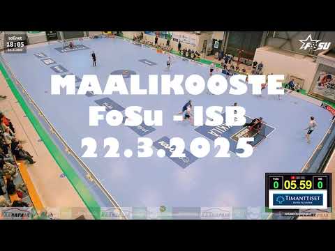 MAALIKOOSTE FoSu - ISB Suomisarja karsinta 22.3.2025