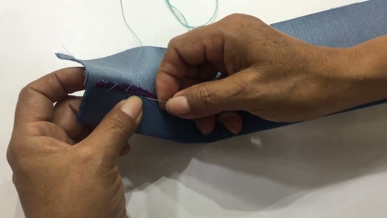 Tips de costura # 8 :Como hacer la puntada pata de gallo para las bastas de pantalon