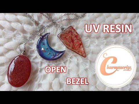DIY UV Resin Craft And Accessories | Resin Craft with OPEN BEZELS