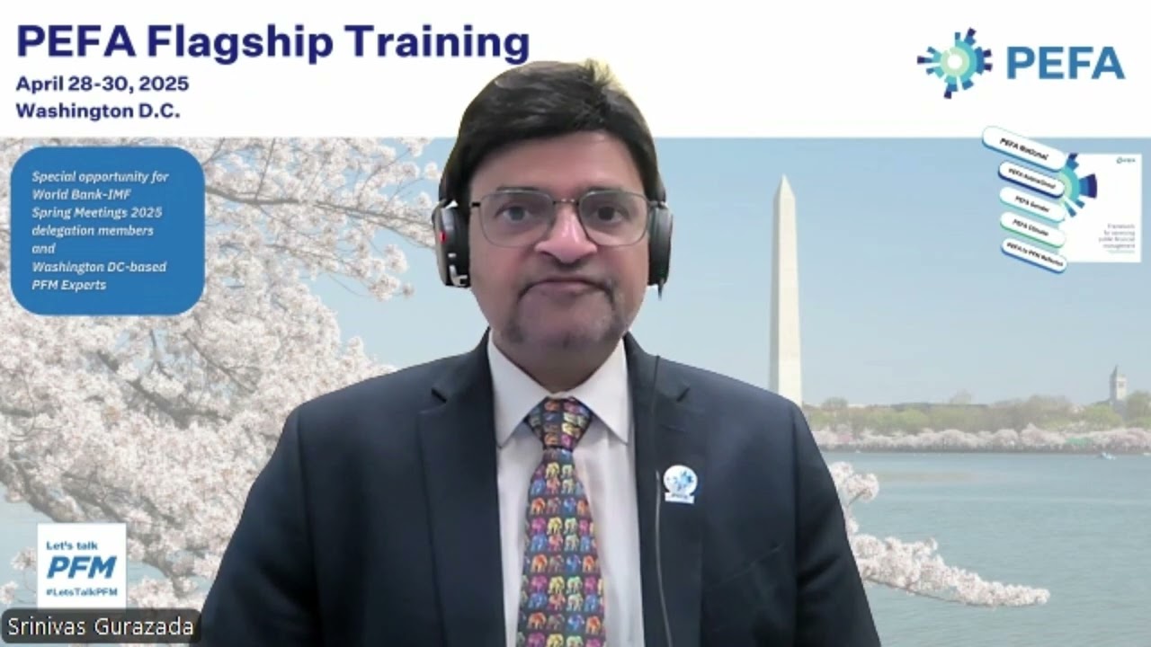 Announcement: PEFA Flagship Training in Washington DC, April 2025