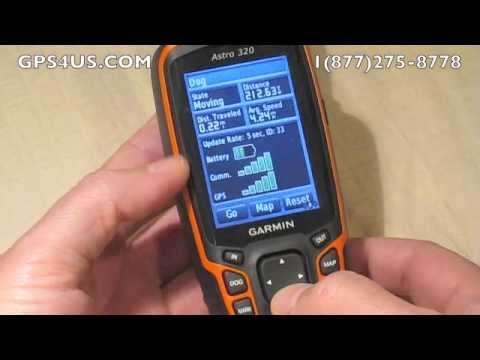 Tracking a dog with Garmin Astro 320