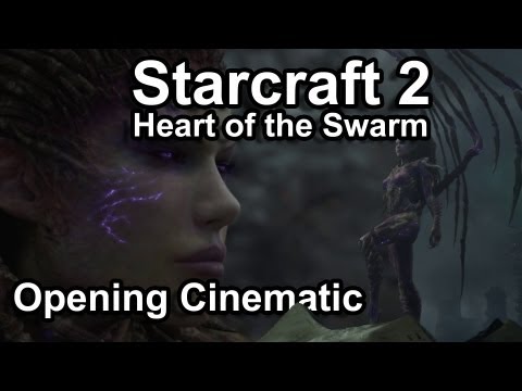 Starcraft 2 Heart of the Swarm - Opening Cinematic (SPOILERS)