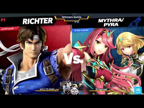 T3 DOM (Richter) vs Dragneel (Pyra/Mythra) - Smash Ultimate @ UCI #62 Winners Semi Finals