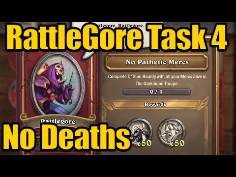 RattleGore Event Task #4: C'thun with No Deaths! - Hearthstone Mercenaries Guide