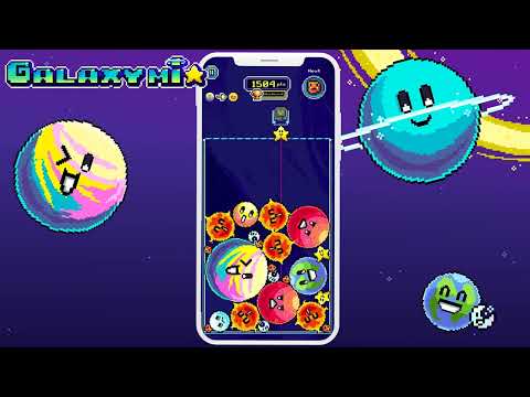 Galaxy Mix : planet watermelon game - YouTube