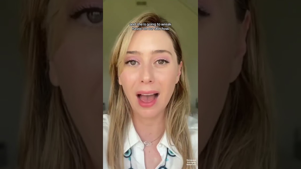 Menopause and its effect on your skin (Part 1) #shorts