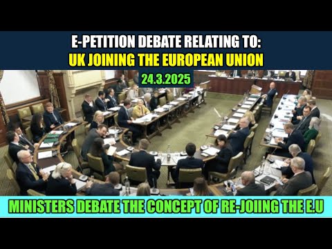 UK joining the European Union   E petition debate relating to the