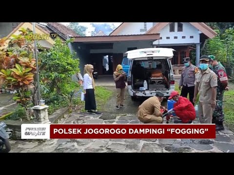 PRESISI UPDATE: POLSEK JOGOROGO DAMPINGI KEGIATAN &ldquo;FOGGING&rdquo; DI DUSUN GENGGONG 08/01/25 09.00