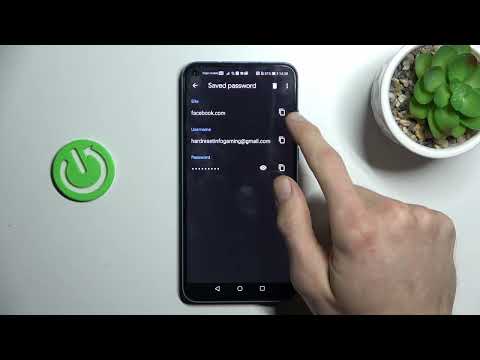 Honor View 20 - How To Manage Google Passwords | Edit / Remove / Add Passes