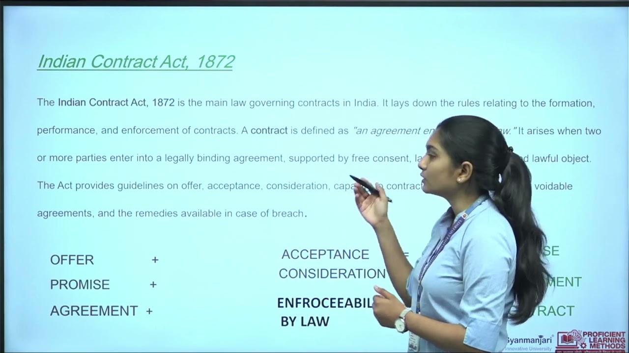 Mastering the Indian Contract Act | Academic Session at GMIU