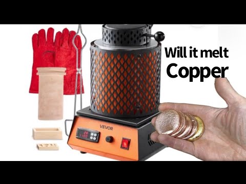 Testing VEVOR 1500w melting furnace, will it melt copper?