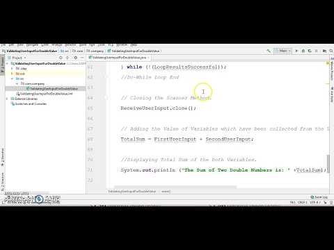 Validating User Input For Double Value Java Programming Input Validation Dowhile Ifelse