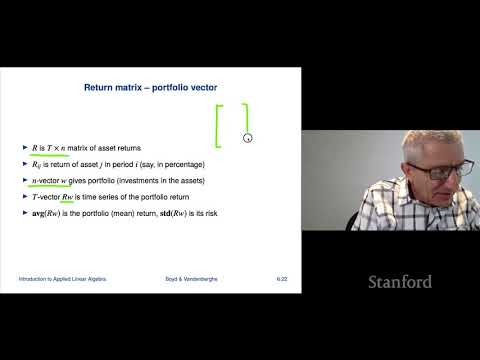 Stanford ENGR108 Introduction to Applied Linear Algebra | 2020 | Lecture 1 Introduction