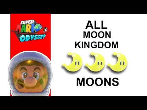 Super Mario Odyssey | All MOON Kingdom Power Moon Locations