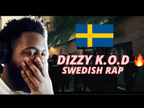 AMERICAN REACTS TO SWEDISH RAP DIZZY - K.O.D (OFFICIAL MUSIC VIDEO)