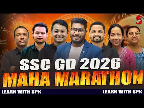 SSC GD 2026 || Maha Marathon ||  By Learn with SPK