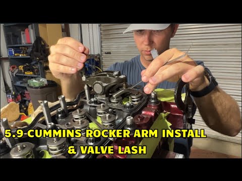 How to PROPERLY install ROCKER ARMS and set VALVE LASH on your 98.5-02 2nd Gen 5.9 Cummins!!