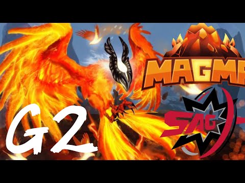 SAG vs MagMa g2 - Morphling, DK, Luna vs Doom, Axe, Invoker - Ti10 dota2