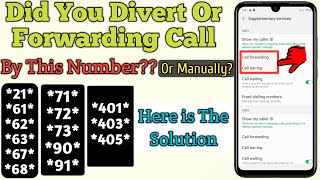 How To Deactivate Call Forwarding From Any Phone | Call Forwarding Deactivate