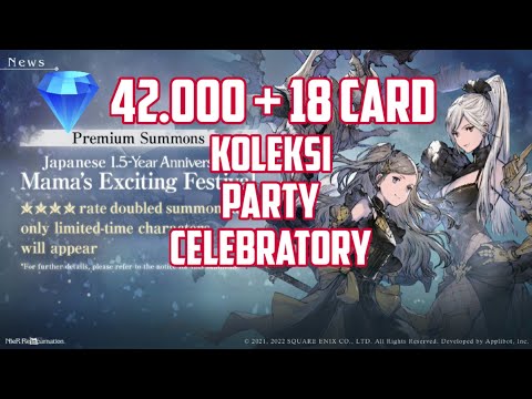 Rezeki nomplok ,Summon char CELEBRATORY. Nier Reincarnation