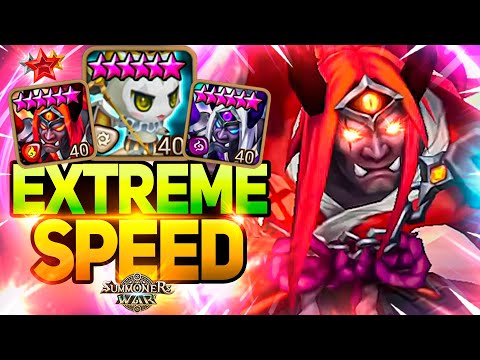 Enemies DIDN'T EXPECT HOW FAST His DOUBLE ONIMUSHA CLEAVE - Summoners War