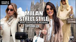 WHAT EVERYONE IS WEARING IN MILAN → MILAN Street Style FASHION → EPISODE 49