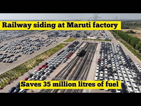 A train station inside Maruti's car factory: What it does and how