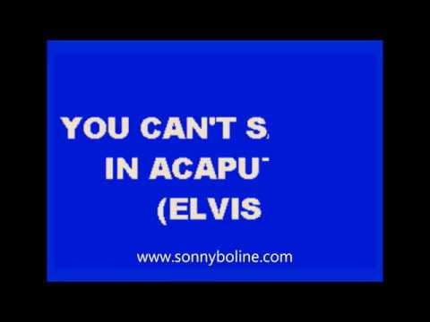 YOU CANT SAY NO IN ACAPULCO