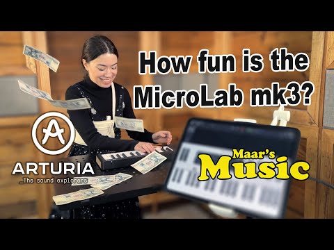 Arturia MicroLab mk3 MIDI Controller -- Unboxing & Demo