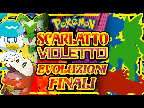 Le evoluzioni FINALI degli starters di Pokémon Scarlatto e Violetto!