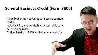 General Business Credit Introduction and Overview