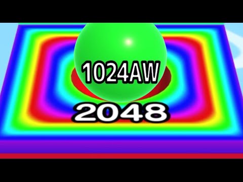 Ball Run 2048 INFINITY : The Most Satisfying Merge Gameplay | Cosmic Merge | #ballgamezone