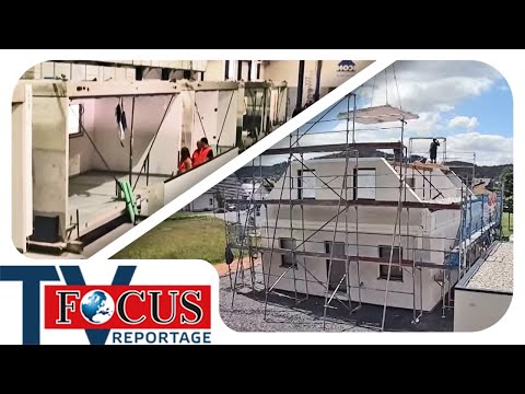 Das Traumhaus vom Fließband: Fertighäuser im Trend | Focus TV Reportage