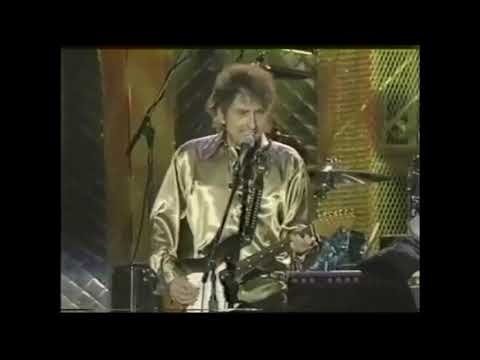 Bob Dylan - Seeing The Real You At Last (tv footage) - Rock And Roll Hall Of Fame, Cleveland 1995