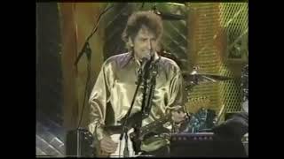 Bob Dylan - Seeing The Real You At Last (tv footage) - Rock And Roll Hall Of Fame, Cleveland 1995