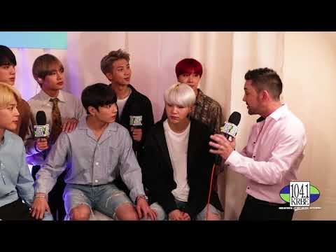 Backstage with BTS at The 2017 American Music Awards