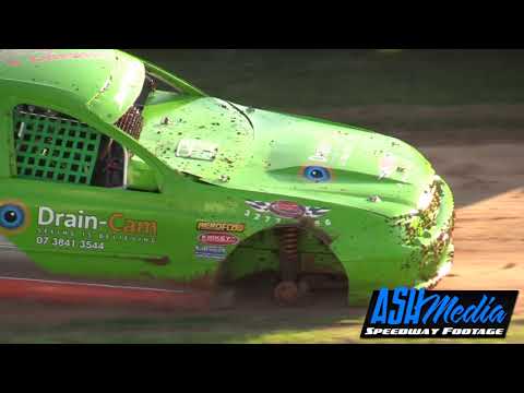 Open Sedans: Heat 1 Crashes - Archerfield Speedway