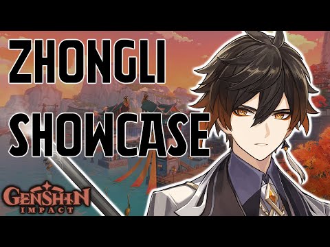 BEST SUPPORT IN THE GAME! Zhongli Showcase | Artifacts + Weapons | Gameplay | Genshin Impact