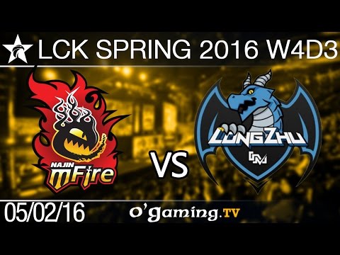 E-mFire vs Longzhu Gaming - LCK Spring 2016 - W4D3