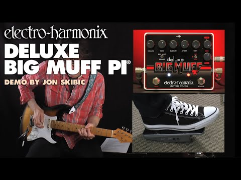 Electro-Harmonix Deluxe Big Muff Pi Fuzz / Distortion / Sustainer Pedal (Demo by Jon Skibic)