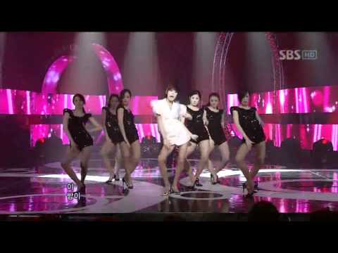 Kan Mi Yeon - Crazy (Gan Mi Yeon - Crazy) @ SBS Inkigayo Popular song 100711