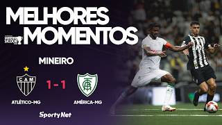 ATLÉTICO-MG EMPATA COM O AMÉRICA-MG NA SEMIFINAL DO MINEIRO! – Melhores Momentos