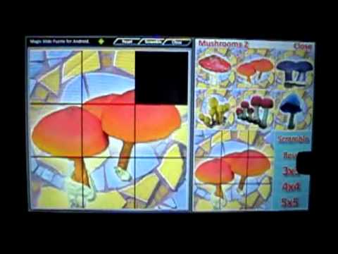 Magic Slide Puzzle Mushrooms 2 Video