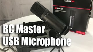 Video thumbnail for BC Master 1610 USB Microphone with Low Noise Cardoid Polar Pattern Review by Peter von Panda