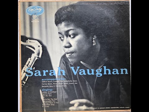 Sarah Vaughan With Clifford Brown Sextet A