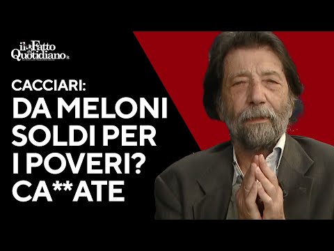 Cacciari: "Meloni's money for the poor? Why is he talking this nonsense?"